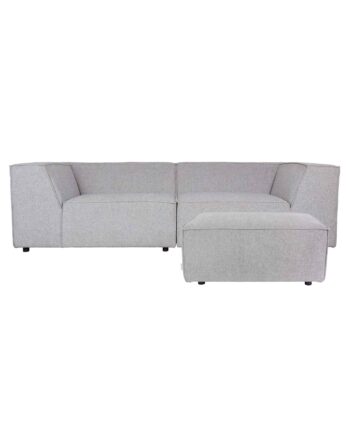 King sofa Zuiver light grey