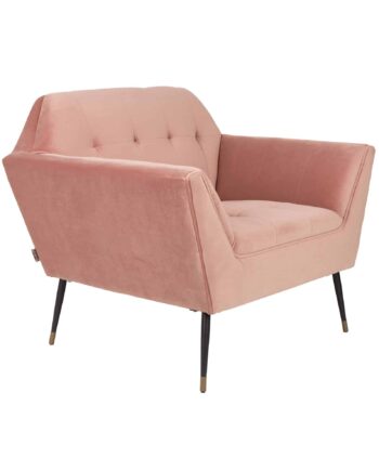 Kate lounge chair Dutchbone pink 1